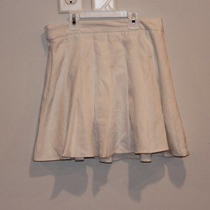 SHEIN EZwear High Waist Solid Pleated Skirt